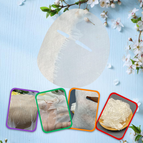 28gsm Cupro Fiber Eco-Friendly and Breathable Facial Sheet Mask Manufacturer For Skin Care Paper Face Mask