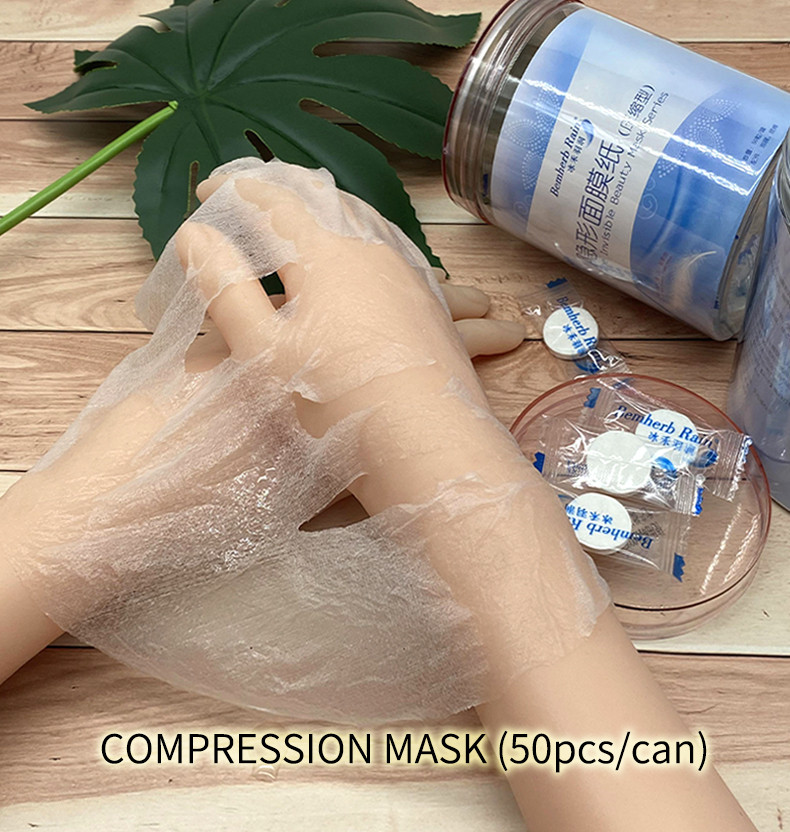  Ultra Thin Disposable Compressed Mask