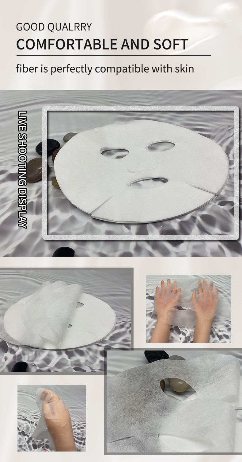 Spunlace nonwoven face mask paper