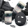 45gsm Black Activated Carbon Fiber Home Use Compressed Sheet Masks Viscose Spunlace Fabric Compressed Face Mask