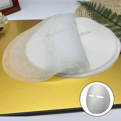 32gsm transparent cotton pulp fiber spunlace nonwoven facial mask paper invisible facial mask paper