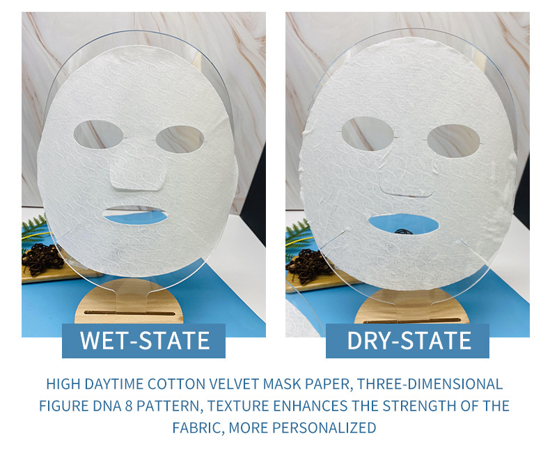 cotton pulp fiber dry face mask