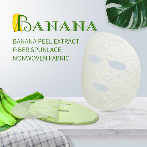 Facial Sheet Mask Fabric Banana Peel Extract Fiber Mask Fabric Material Face Sheet Mask Wholesale