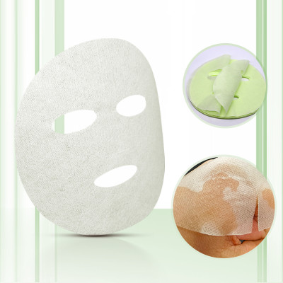50gsm Banana Peel Extract Fiber Green face mask sheets Organic facial mask material facial sheet mask manufacturer