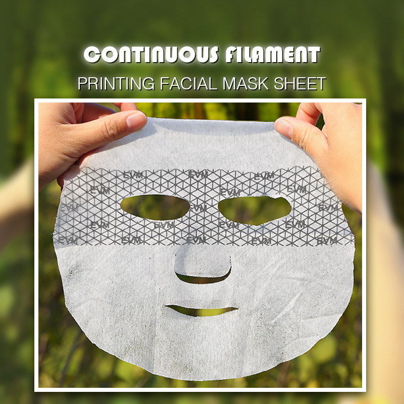 Spunlace fabric Dry Mask Sheet Face Mask Printing Cupro Fiber Facial