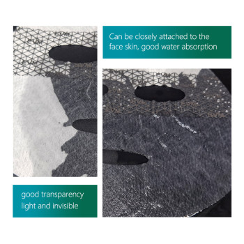 Spunlace fabric Dry Mask Sheet Face Mask Printing Cupro Fiber Facial Sheet Mask