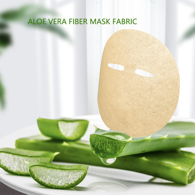 30gsm Spunlace Fabric Aloe Vera Facial Face Mask Smooth And Soft Skin Care Aloe Vera Fabrics
