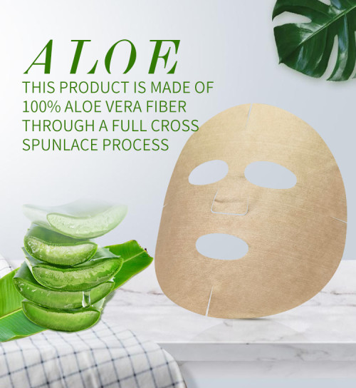 Aloe Vera Fiber Mask Sheet Aloe Vera Facial Sheet Mask Plant fiber Spunlace Nonwoven