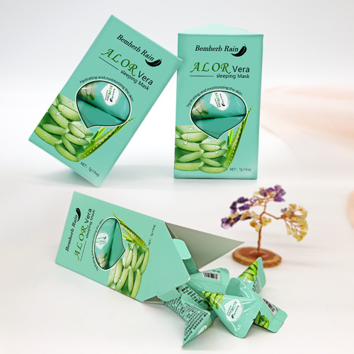 Natural Herb Aloe Vera Gel Hydrating Moisturizing Soothing Repair Skin Beauty Care Sleeping Mask