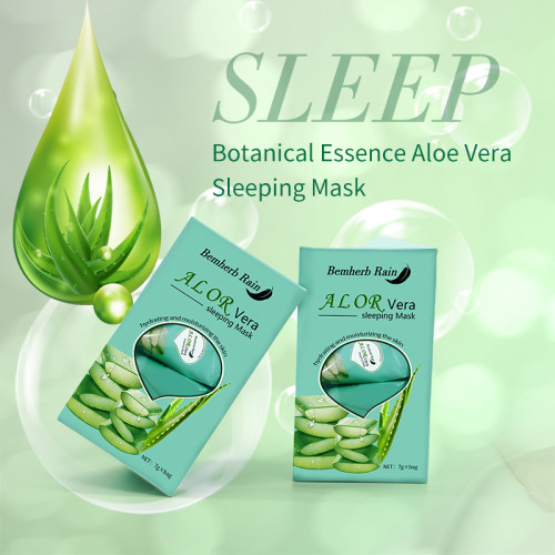 Natural Herb Aloe Vera Gel Hydrating Moisturizing Soothing Repair Skin Beauty Care Sleeping Mask