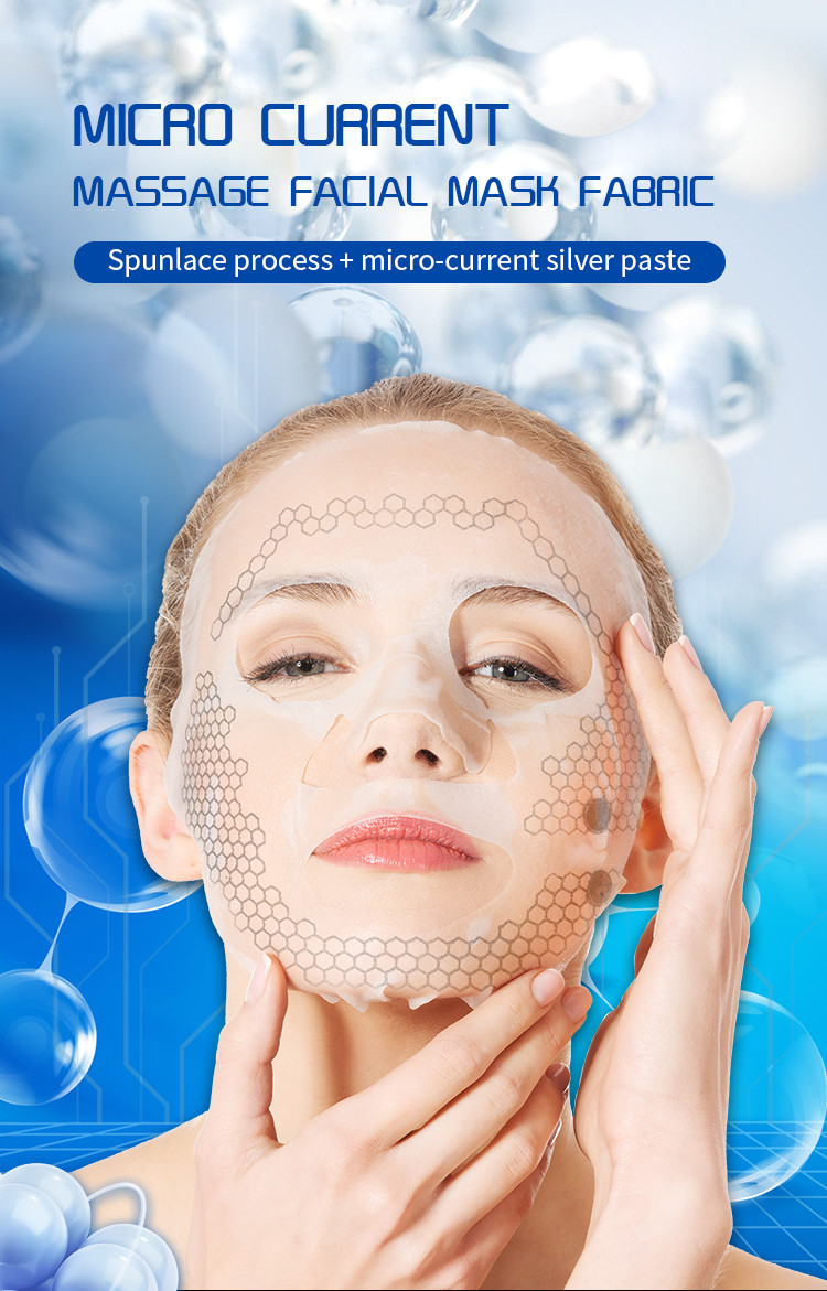 Microcurrent Massage Tencel Facial Mask Sheet