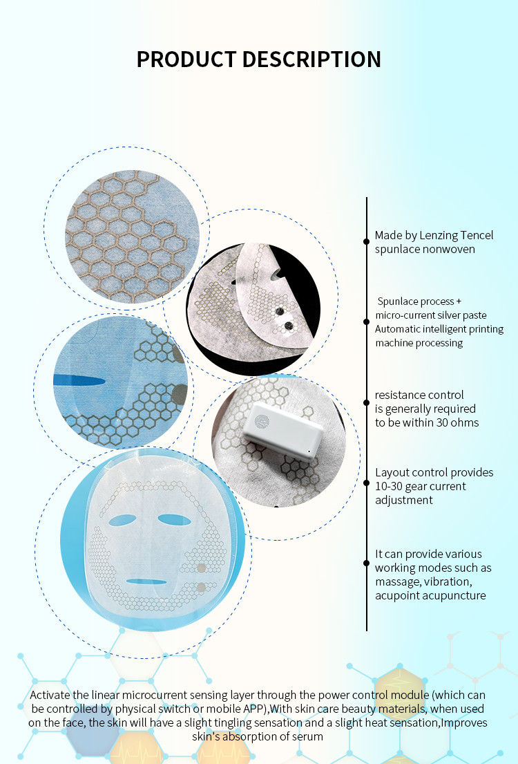 lenzing tencel micro current face mask 