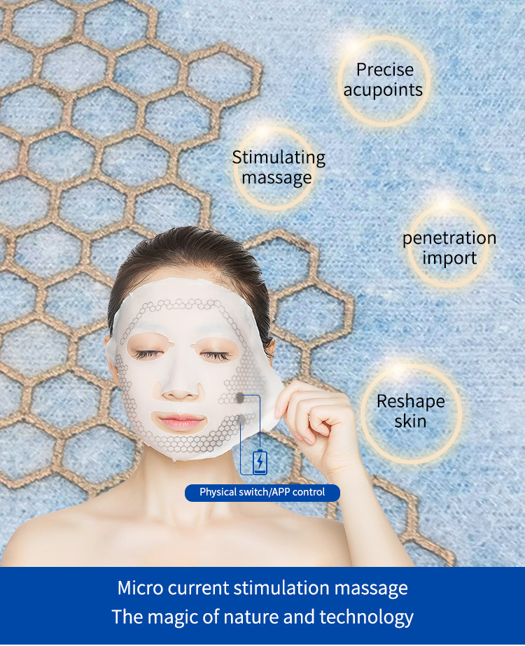 Micro Current facial mask fabric