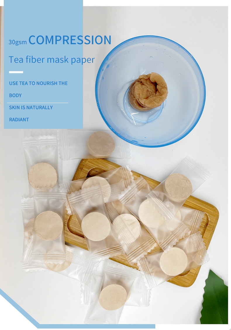 Tea Fiber Compressed Mask Paper 