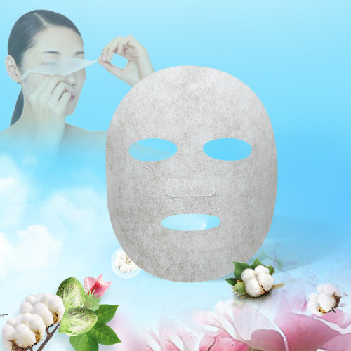 Cotton Pulp Fiber Spunlace Material Moisture Absorption Transparency Facial Mask Fabric Supplier