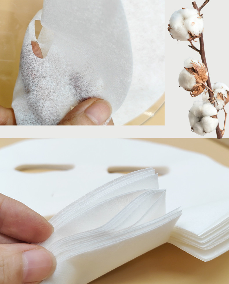 cotton pulp fiber dry face mask sheet