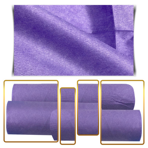 35gsm cellulose sheet plant lavender fiber purple spunlace fabric roll new material high quality for paper face mask