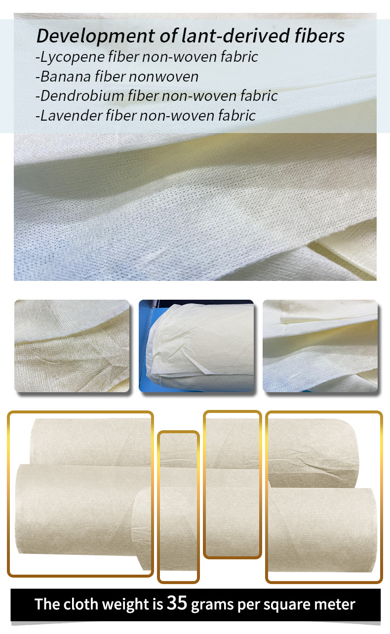 Plant Fiber Spunlace Nonwoven