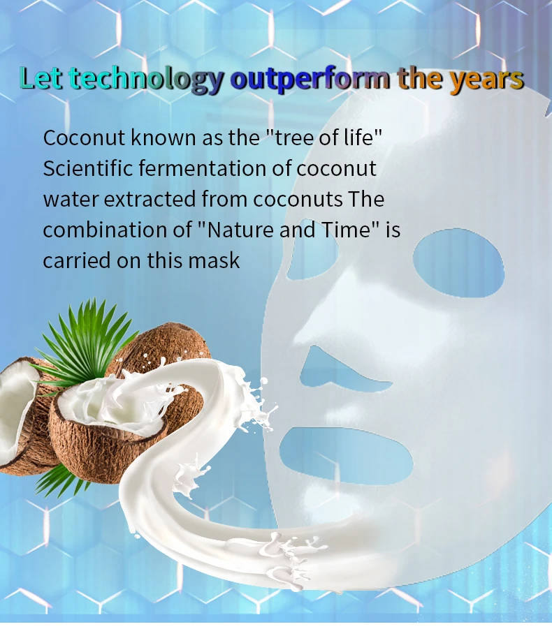 coconut fiber facial mask