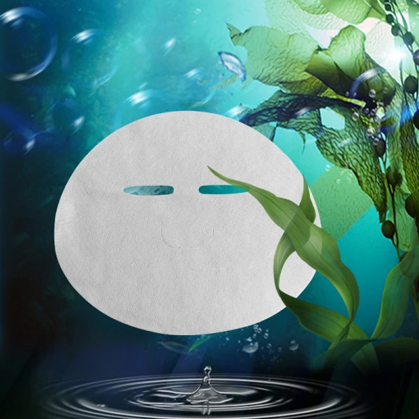 30gsm seaweed fiber mask sheet face sheet mask disposable organic dry facial mask sheet