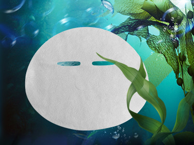 The effect of seaweed fiber spunlace non-woven fabric (mask fabric)