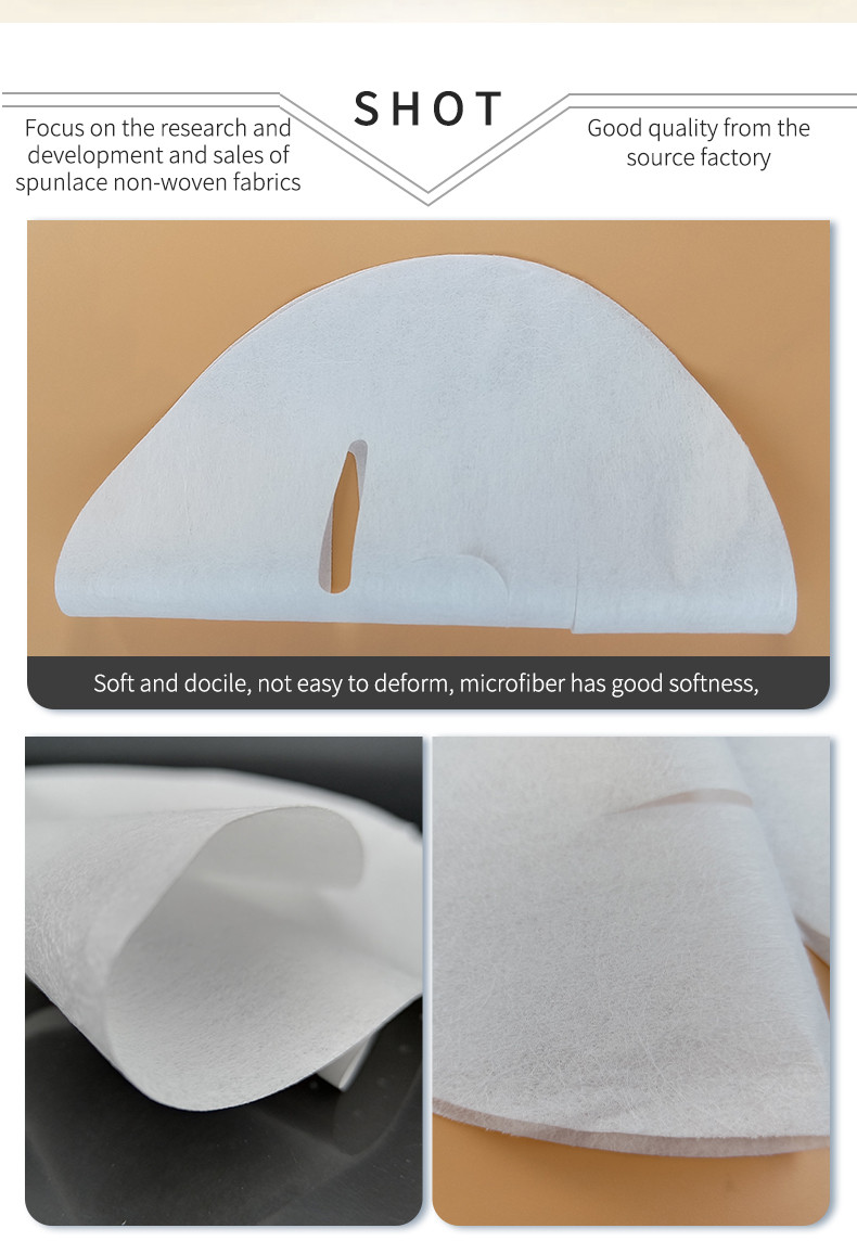Microfiber facial mask paper