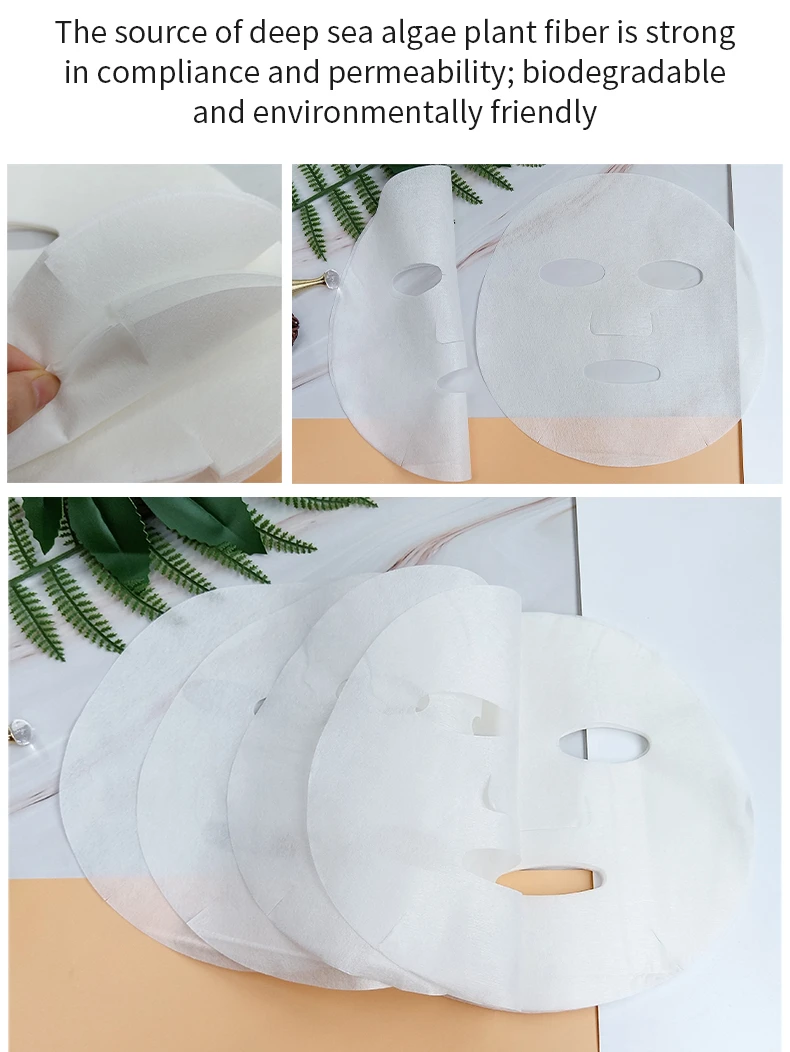seaweed fiber mask paper