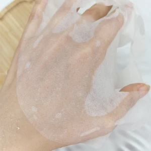 25gsm Cupro Fabric Negative Ion Fiber Spunlace Nonwoven Facial Sheet Mask Manufacturer