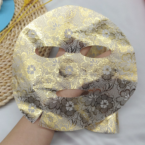 35gsm Gold Foil Sheet Mask Tencel Face Sheet Facial Sheet Mask Supplier In China