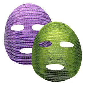 Color laser composite face mask facial sheet mask manufacturer color foil disposable facial mask