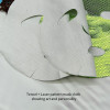 Color Foil Spunlace Mask Sheet Sparkle Effect Facial Sheet Mask Manufacturer Viscose Fiber