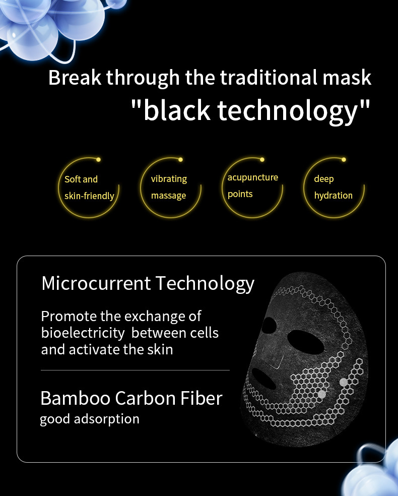 microcurrent mask spunlace fabric
