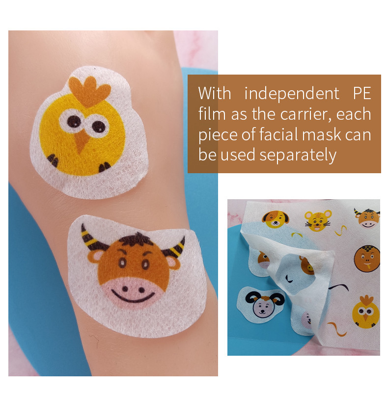 Animal Sheet Mask Material Sticker