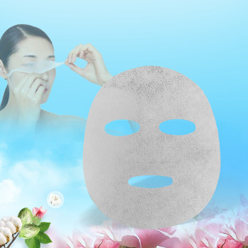 New design pattern 40gsm skin care facial mask fabric cotton facial mask material dry mask sheet