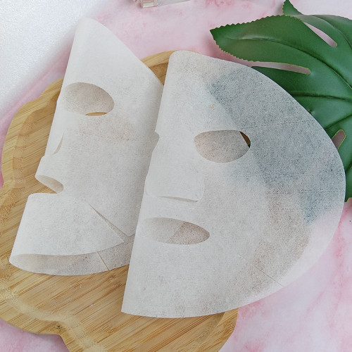 Organic face mask paper banana leaves fiber dry face mask spunlace mask sheet manufacturer