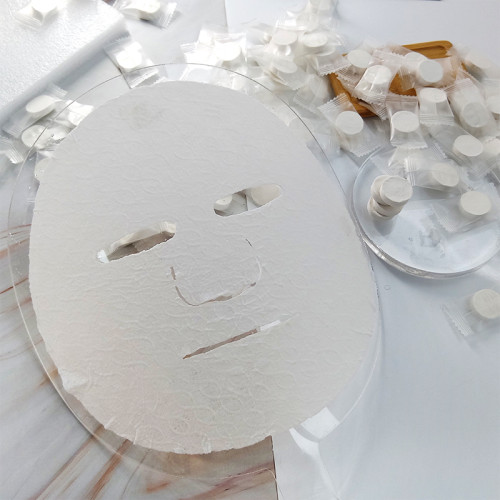 DIY disposable face mask sheet skin care compressed mask paper compressed cotton mask sheet