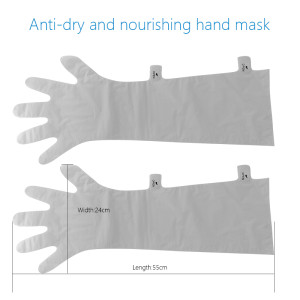 Wholesale Long Nonwoven Glove Mask Double Layer Nonwoven Hand Mask Skin Care Hand Mask Material