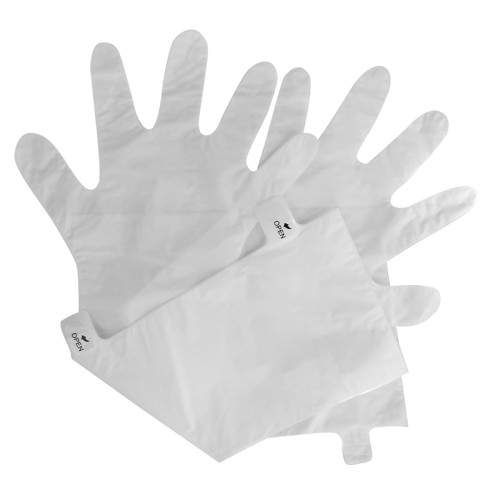 Wholesale Long Nonwoven Glove Mask Double Layer Nonwoven Hand Mask Skin Care Hand Mask Material
