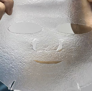 40gsm Nano absorbent sea grape facial mask material skin care crystal mask sheet gel facial mask fabric