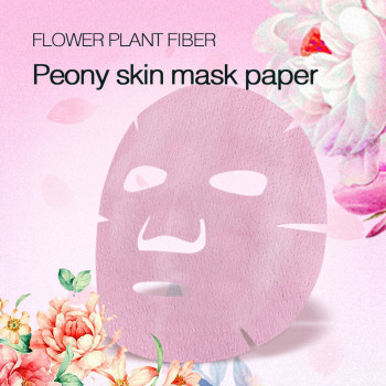 Plant fiber facial mask peony fiber natural material sheet mask fabric facial sheet mask fabric