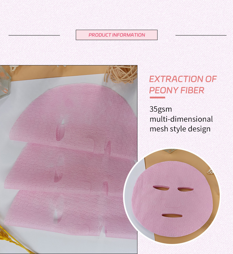 Plant fiber facial mask