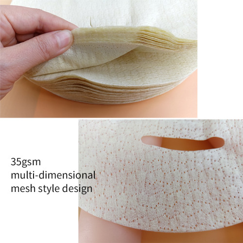 Plant fiber facial mask orchid fiber natural material for facial mask material spunlace facial mask