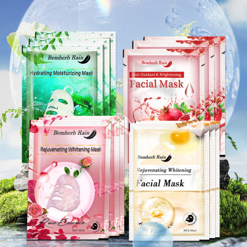 Organic Spots Fading Beauty Mask Face Mask Care Hyaluronic Acid Facial Sheet Masks