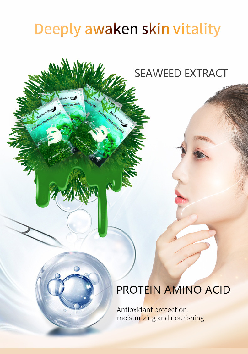 Seaweed face mask