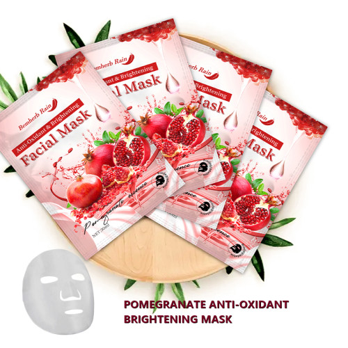 Pomegranate Fruit Facial Mask Anti Aging Mask Sheet Cosmetic Anti-wrinkle Whitening Face Mask Care