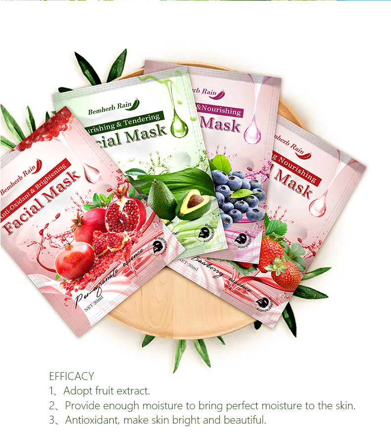 fruit extract face mask