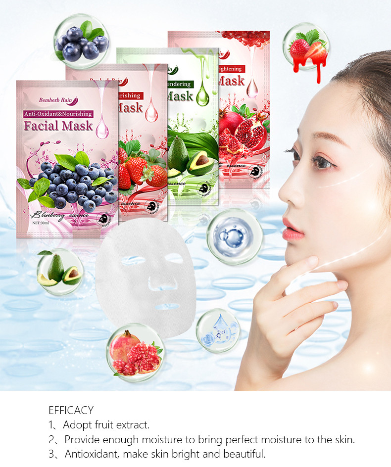 fruit extract face mask