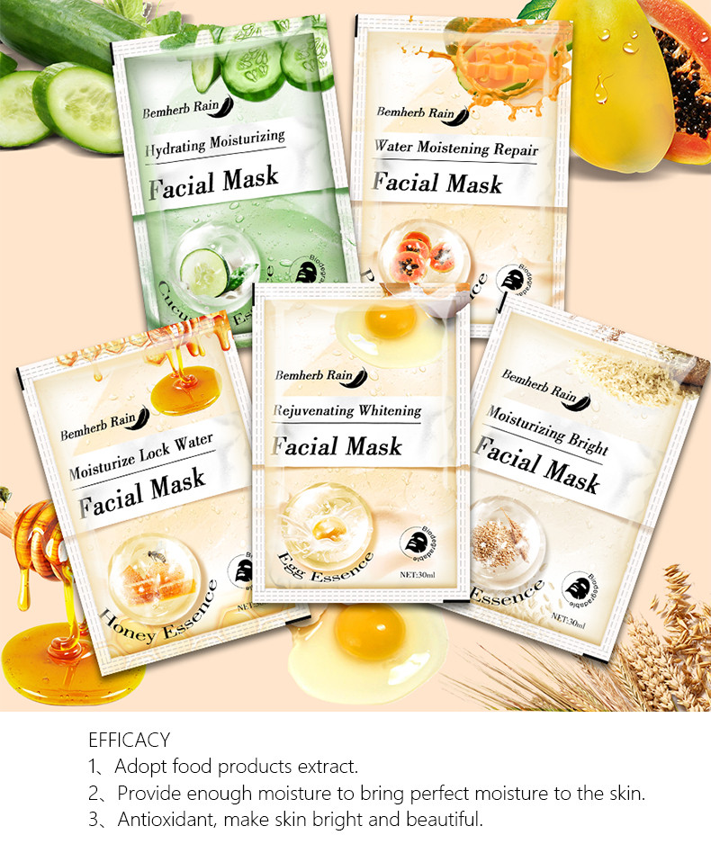 fruit extract face mask