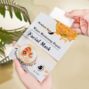 Papaya Korean Face Maskes Sheet Anti Age Face Mask Care Ecofriendly Facial Masks Wholesale
