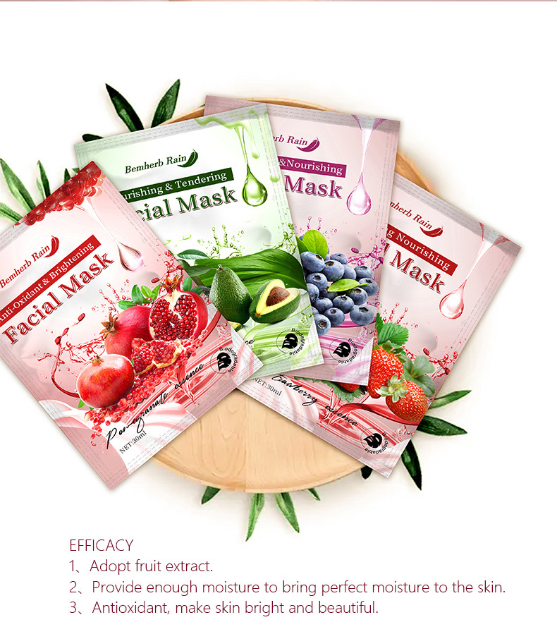 fruit extract face mask